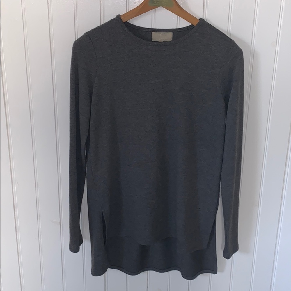 Joan Vass Grey Top